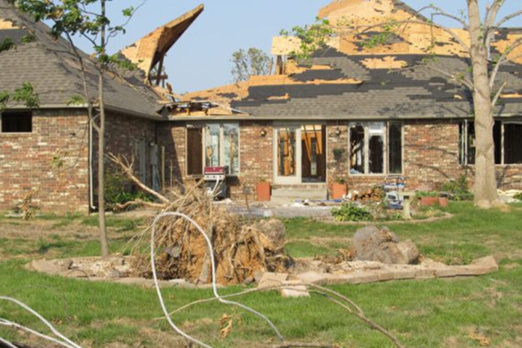 storm damage roof repair