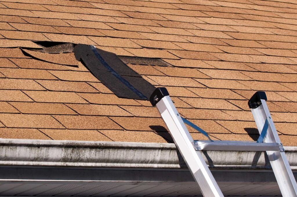 storm damage roof repair in Baton Rouge