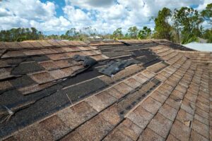asphalt shingle roof damage in Louisiana